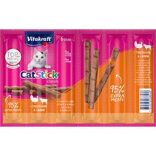 Vitakraft Cat Stick morka-jahňa 6x6g